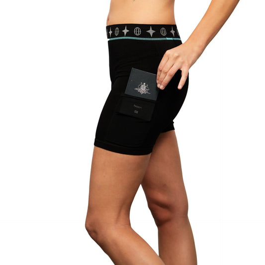 The Travel Bra - Bamboo Travel Trunks.  With hidden pockets, machine-washable, perfect for travel.  Passport pocket, cash pocket, card pockets included. Available in small, medium and large.